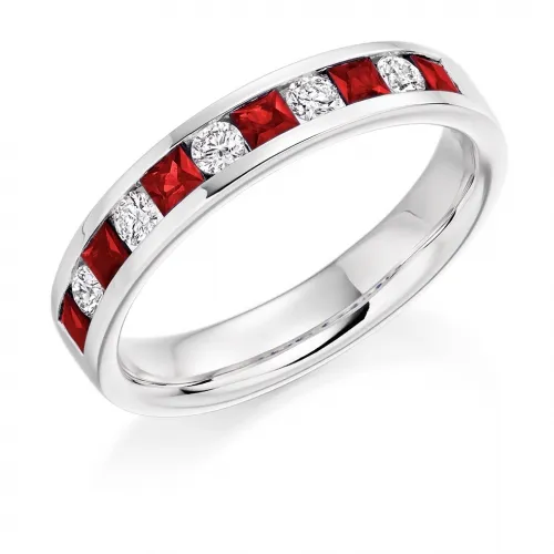 0.50ct Red Ruby Ring